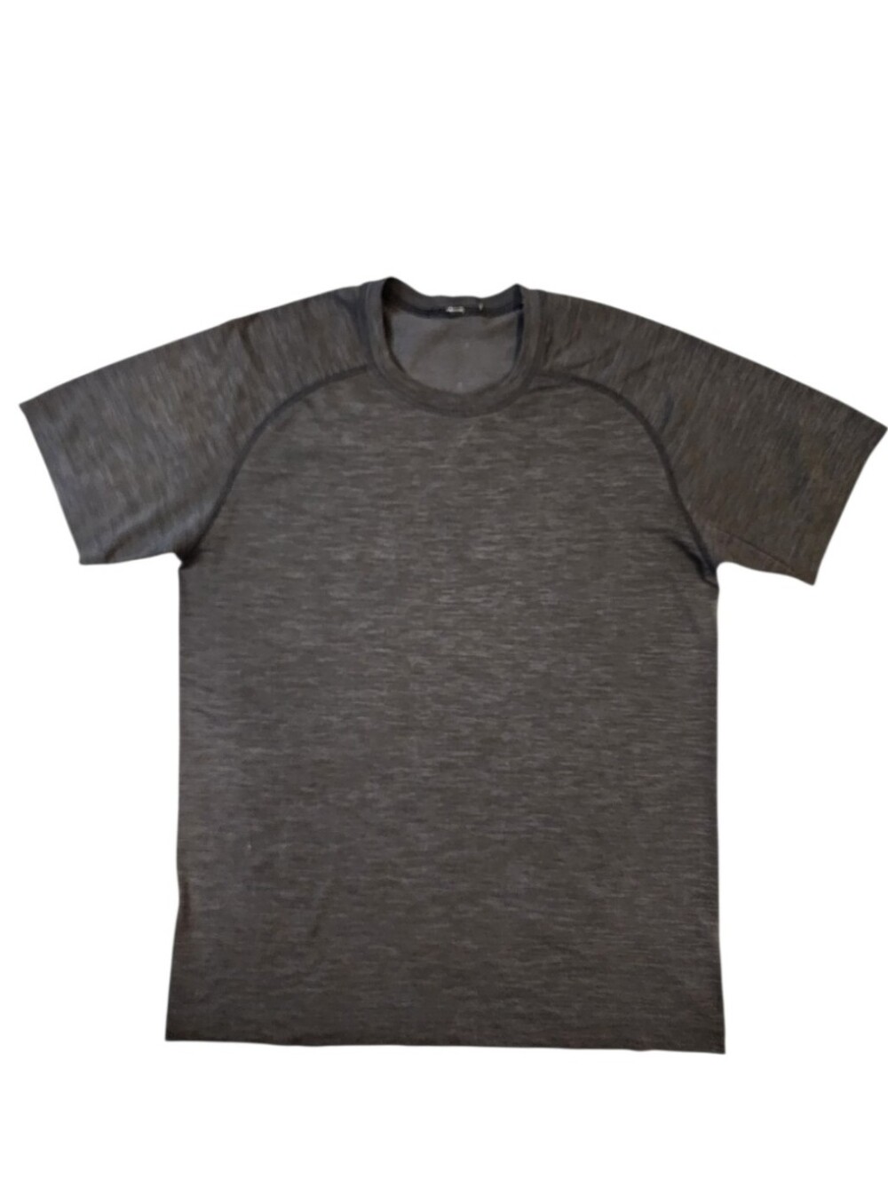 lululemon athletica Men's Medium Black Heather Crew Neck Short Sleeve T-Shirt
